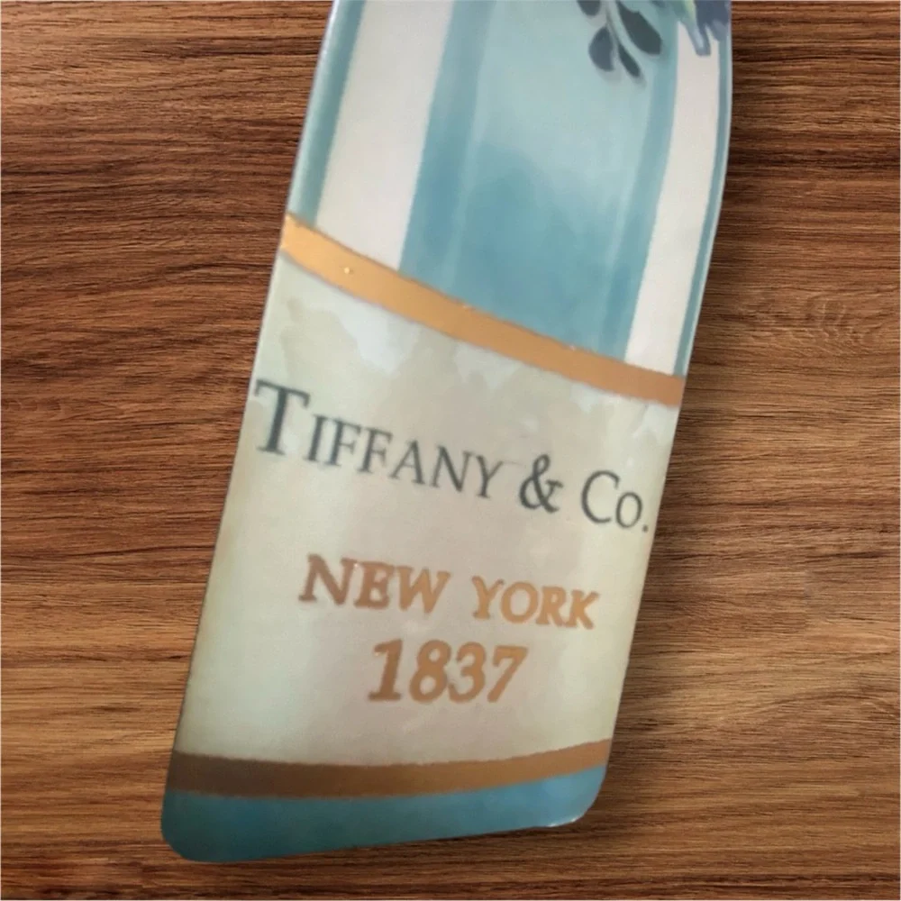 Tiffany & Co. Floral Champagne Bottle Decor